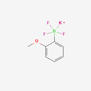 Chemical structure of Potassium (2-methoxyphenyl)trifluoroborate