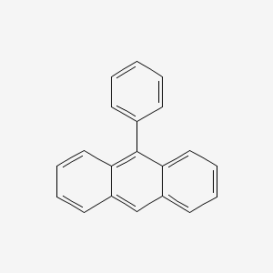Chemical structure of 9-Phenylanthracene