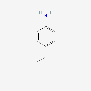 Chemical structure of 4-Propylaniline