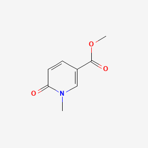 Chemical structure of Methyl 1-methyl-6-oxo-1,6-dihydropyridine-3-carboxylate