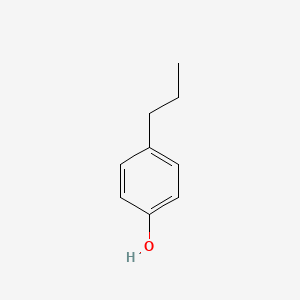 Chemical structure of 4-Propylphenol