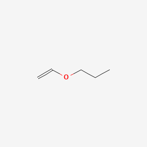 Chemical structure of Propyl vinyl ether
