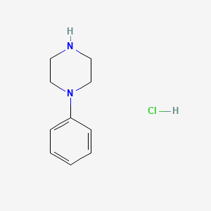 Chemical structure of 1-Phenylpiperazine hydrochloride