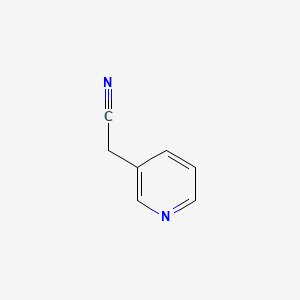 Chemical structure of 3-pyridylacetonitrile