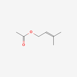 Chemical structure of Prenyl acetate