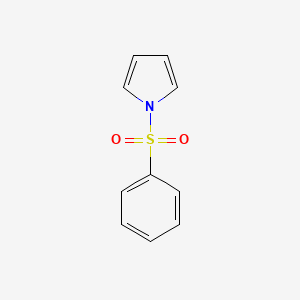 Chemical structure of 1-(Phenylsulfonyl)pyrrole