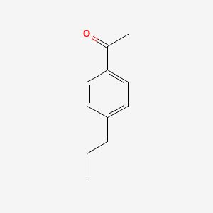 Chemical structure of 4'-Propylacetophenone