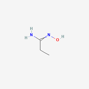Chemical structure of Propionamidoxime