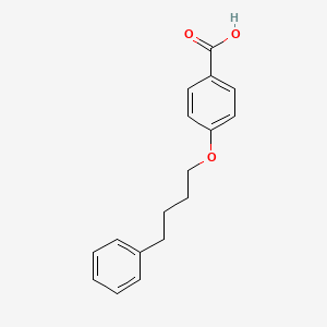 Chemical structure of 4-(4-Phenylbutoxy)benzoic Acid