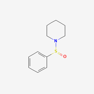 Chemical structure of 1-(Phenylsulfinyl)piperidine