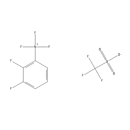 Chemical structure of Pentafluorophenylammonium triflate