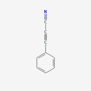 Chemical structure of 3-Phenyl-2-propynenitrile