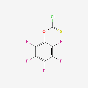 Chemical structure of Pentafluorophenyl Chlorothionoformate