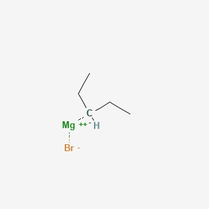 Chemical structure of 3-Pentylmagnesium bromide