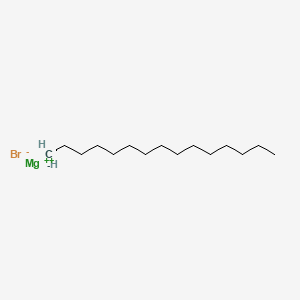 Chemical structure of Pentadecylmagnesium bromide