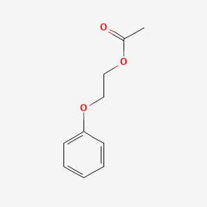 Chemical structure of 2-Phenoxyethyl Acetate