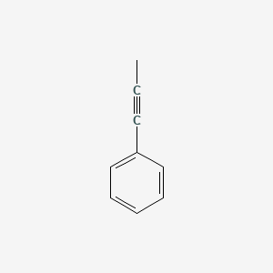 Chemical structure of 1-Phenyl-1-propyne