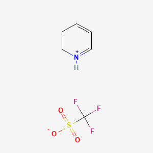 Chemical structure of Pyridinium Trifluoromethanesulfonate