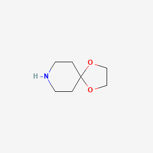 Chemical structure of 4-Piperidone Ethyleneketal