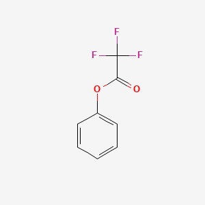 Chemical structure of Phenyl Trifluoroacetate