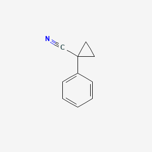 Chemical structure of 1-Phenylcyclopropanecarbonitrile