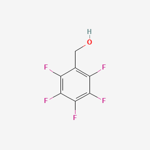 Chemical structure of Pentafluorobenzyl Alcohol