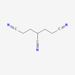 Chemical structure of 1,3,5-Pentanetricarbonitrile