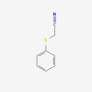 Chemical structure of (Phenylthio)acetonitrile