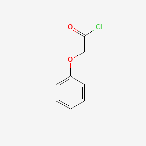 Chemical structure of Phenoxyacetyl Chloride