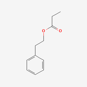 Chemical structure of 2-Phenylethyl Propionate