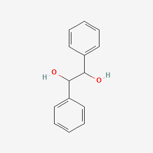 Chemical structure of (±)-Hydrobenzoin