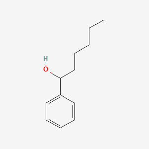 Chemical structure of 1-Phenyl-1-hexanol