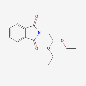 Chemical structure of 2-Phthalimidoacetaldehyde Diethyl Acetal
