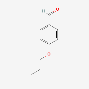 Chemical structure of 4-Propoxybenzaldehyde