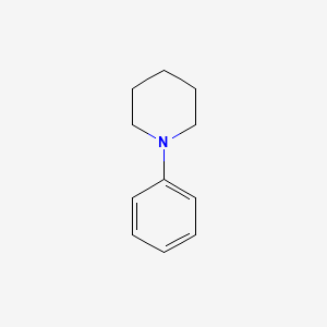 Chemical structure of 1-Phenylpiperidine