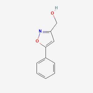 Chemical structure of (5-Phenylisoxazol-3-yl)methanol