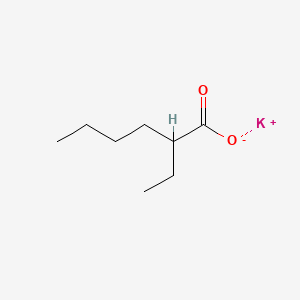 Chemical structure of Potassium 2-Ethylhexanoate