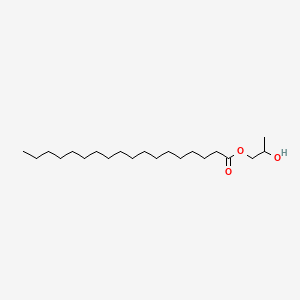 Chemical structure of Propylene Glycol Monostearate
