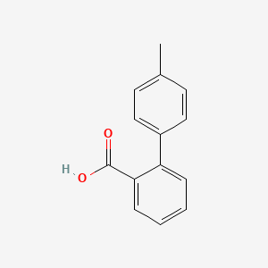 Chemical structure of 2-(p-Tolyl)benzoic Acid