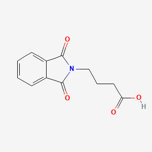 Chemical structure of 4-Phthalimidobutyric Acid
