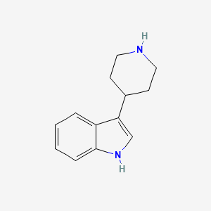 Chemical structure of 3-(4-Piperidyl)indole