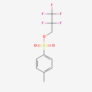 Chemical structure of 2,2,3,3,3-Pentafluoropropyl p-Toluenesulfonate