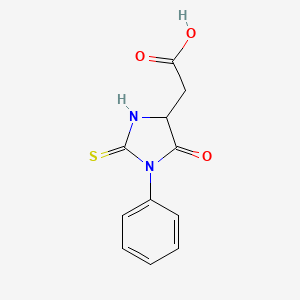Chemical structure of Phenylthiohydantoin-aspartic Acid