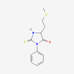 Chemical structure of Phenylthiohydantoin-methionine