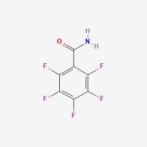 Chemical structure of Pentafluorobenzamide