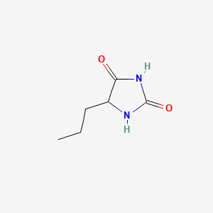 Chemical structure of 5-Propylhydantoin