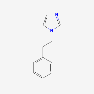 Chemical structure of 1-Phenethylimidazole