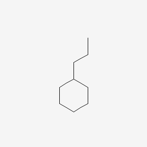 Chemical structure of Propylcyclohexane
