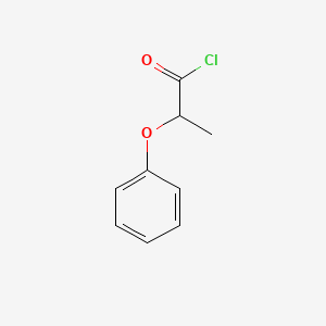Chemical structure of 2-Phenoxypropionyl Chloride