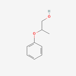 Chemical structure of 2-Phenoxypropanol